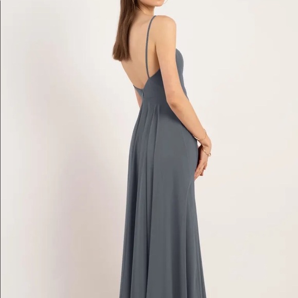 Jenny Yoo Renee Dress, Storm, Size 0 - Picture 2 of 10